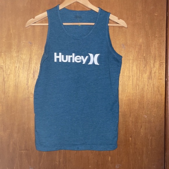 •HURLEY•KIDS BLUE/WHITE "HURLEY" LOGO TANK TOP SIZE 12-14 UNISEX. - Picture 5 of 5